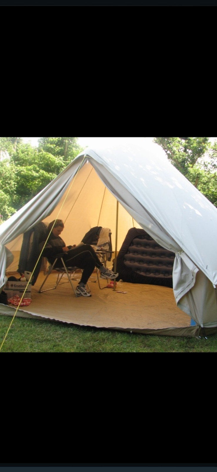 Mountain creek sahara 500 ., Caravans en Kamperen, Ophalen, Gebruikt, Tot en met 4