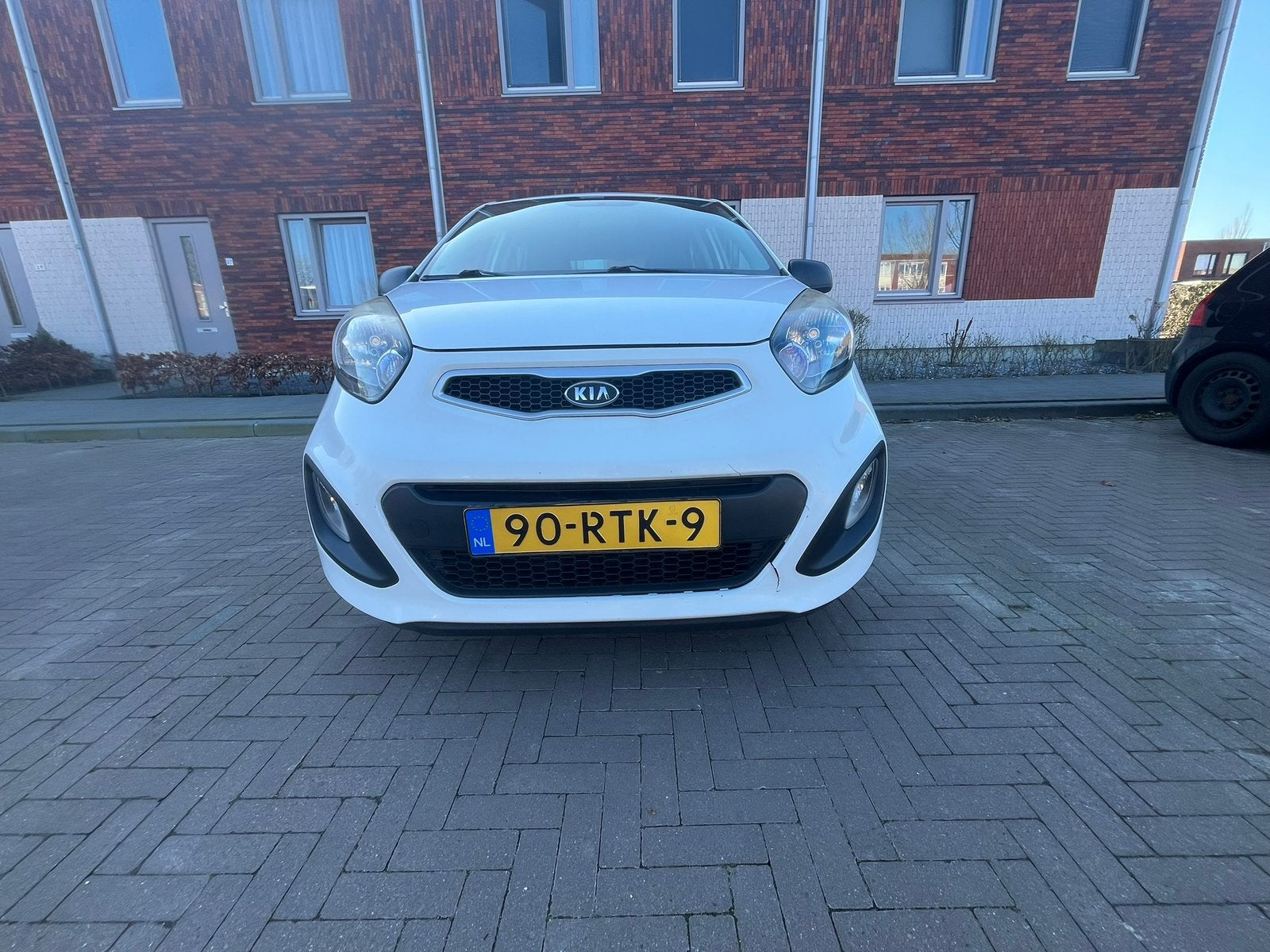 Kia Picanto 1.0 Cvvt 5-DRS 2011 Wit, Auto's, Voorwielaandrijving, Stof, 400 kg, Wit
