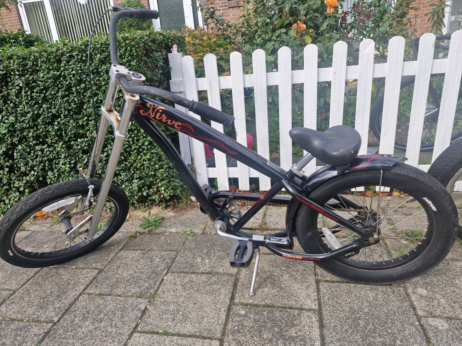 Nirve Chopper Division fiets - Gebruikt, Ophalen, 24 inch of meer, Staal, Velgrem
