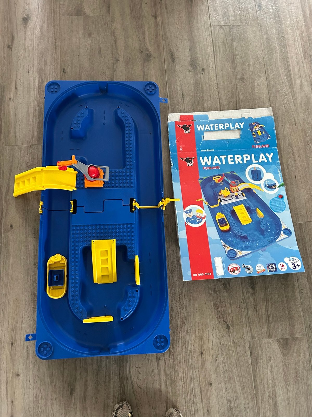 Big Waterplay waterbaan Funland - Zo goed als nieuw, Ophalen of Verzenden, Zo goed als nieuw