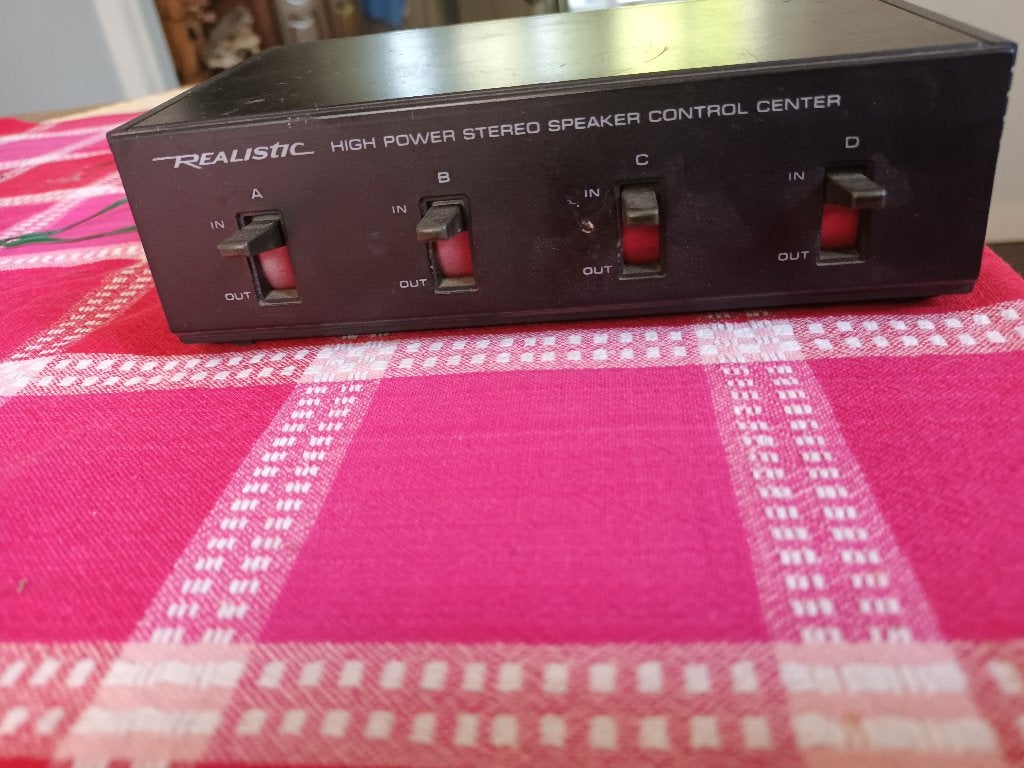 realistic high power stereo control center, Audio, Tv en Foto, Luidsprekers, Overige merken, Overige typen, Ophalen of Verzenden