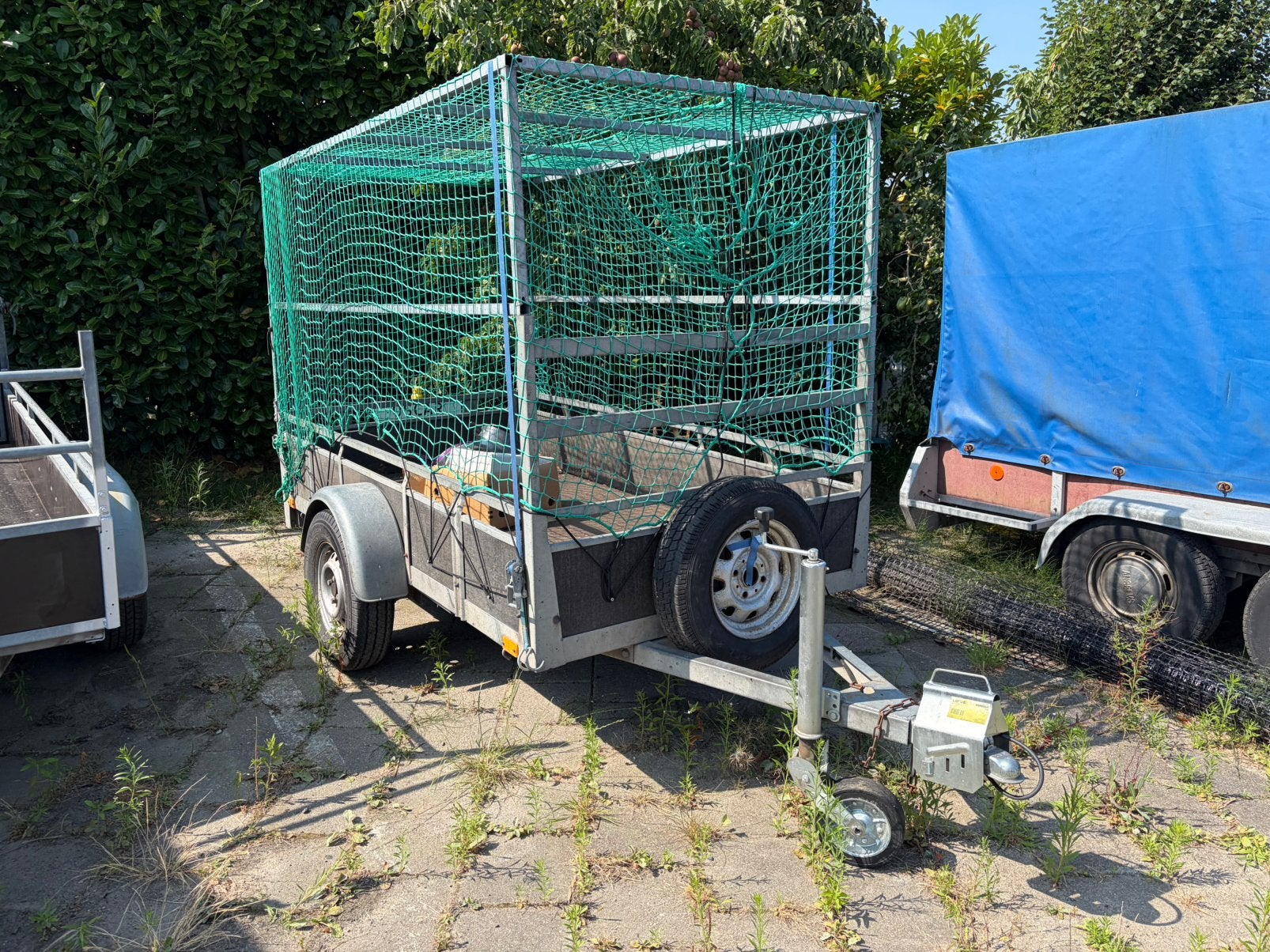 Anssems enkelas aanhanger ongeremd, Auto diversen, Aanhangers en Bagagewagens, Ophalen, Zo goed als nieuw