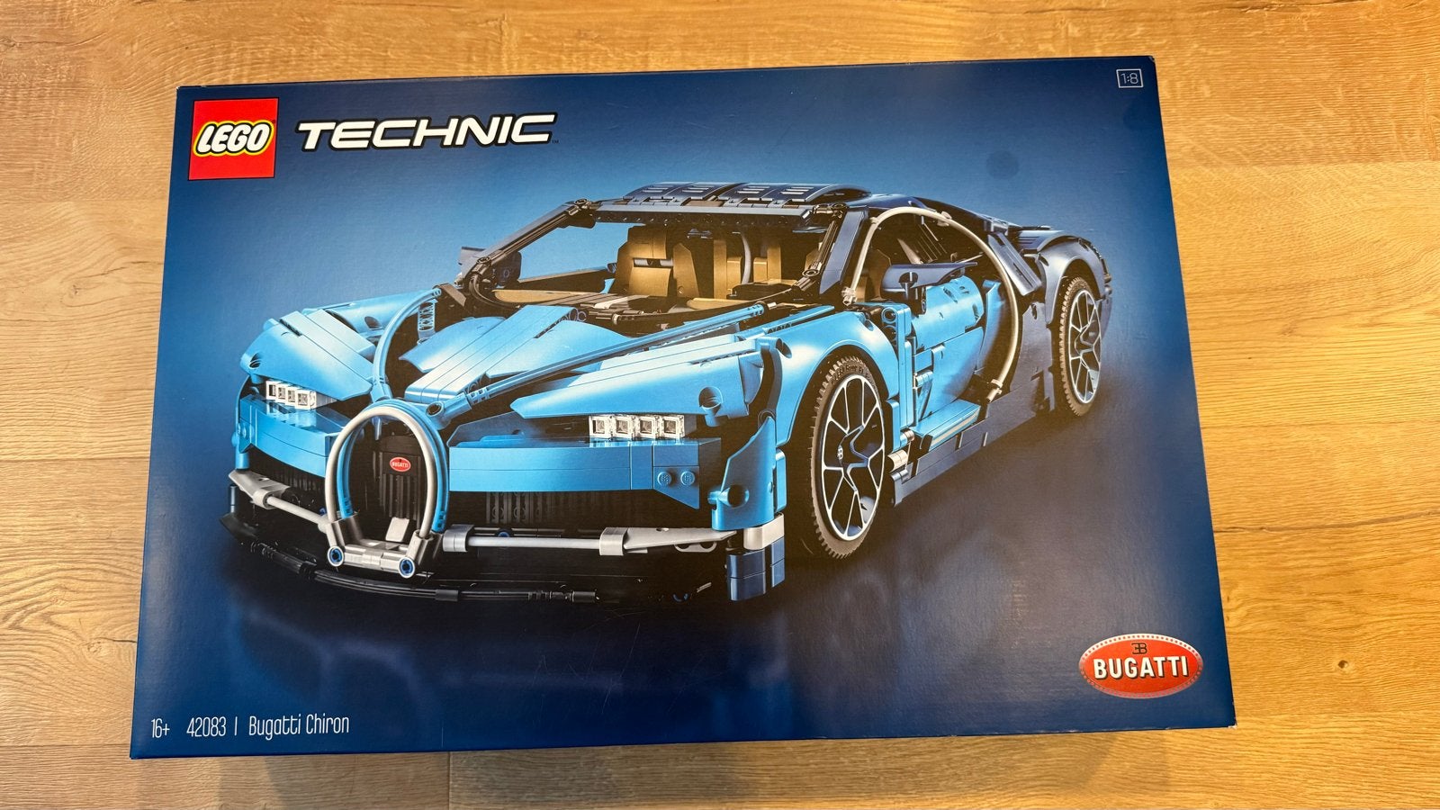 Lego Technic Bugatti Chiron 42083 doos, Lego, Overige typen, Ophalen of Verzenden, Zo goed als nieuw