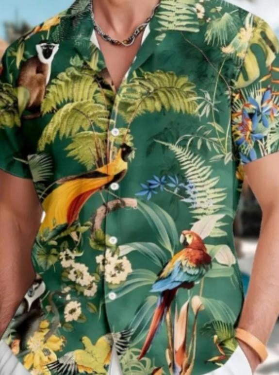 Tropical overshirt, Verzenden, Nieuw, Halswijdte 39/40 (M)