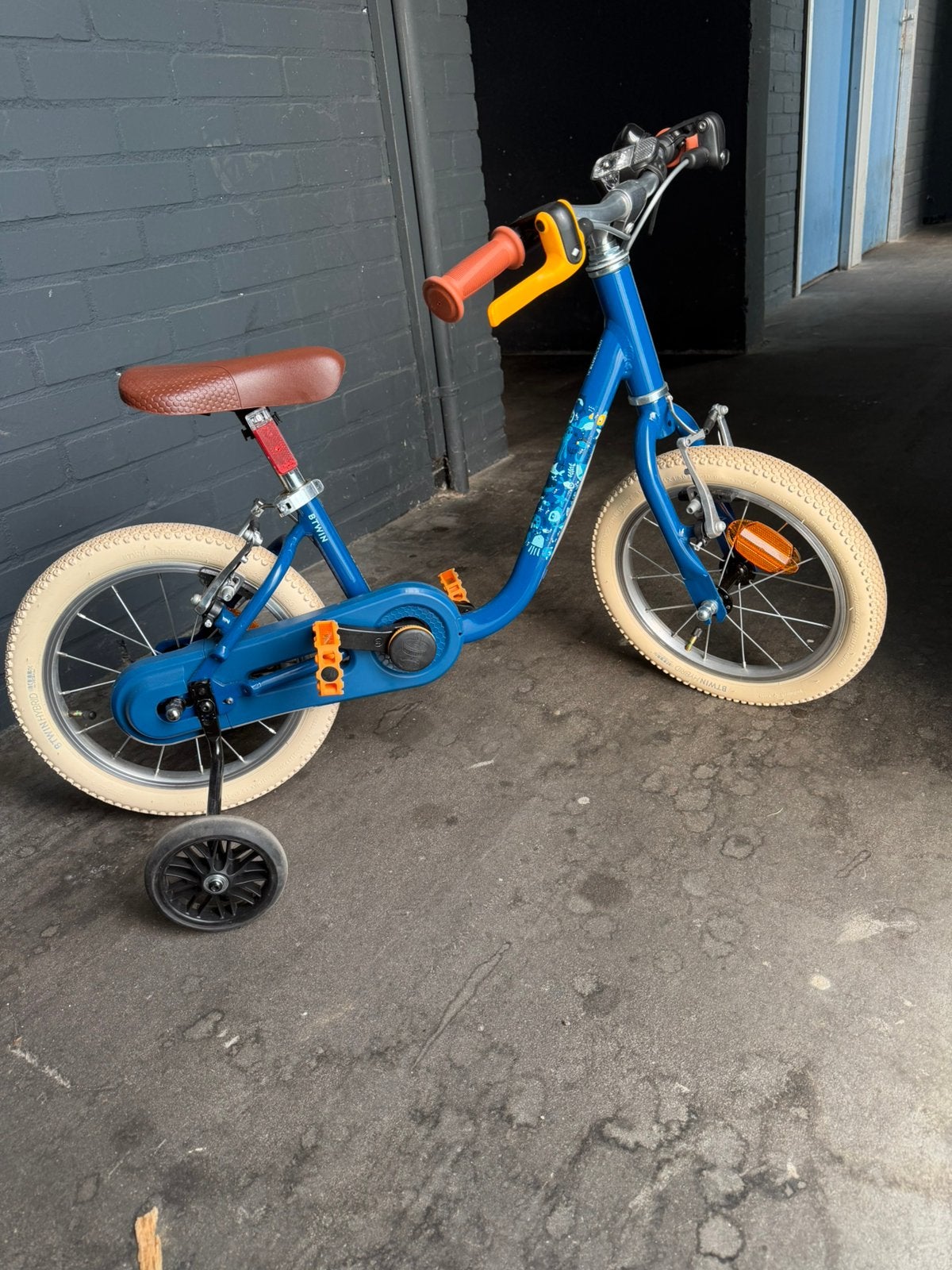 BTWIN Aluminum Kinderfiets, Fietsen en Brommers, Fietsen | Kinderfietsjes, Ophalen, Zo goed als nieuw, Minder dan 16 inch