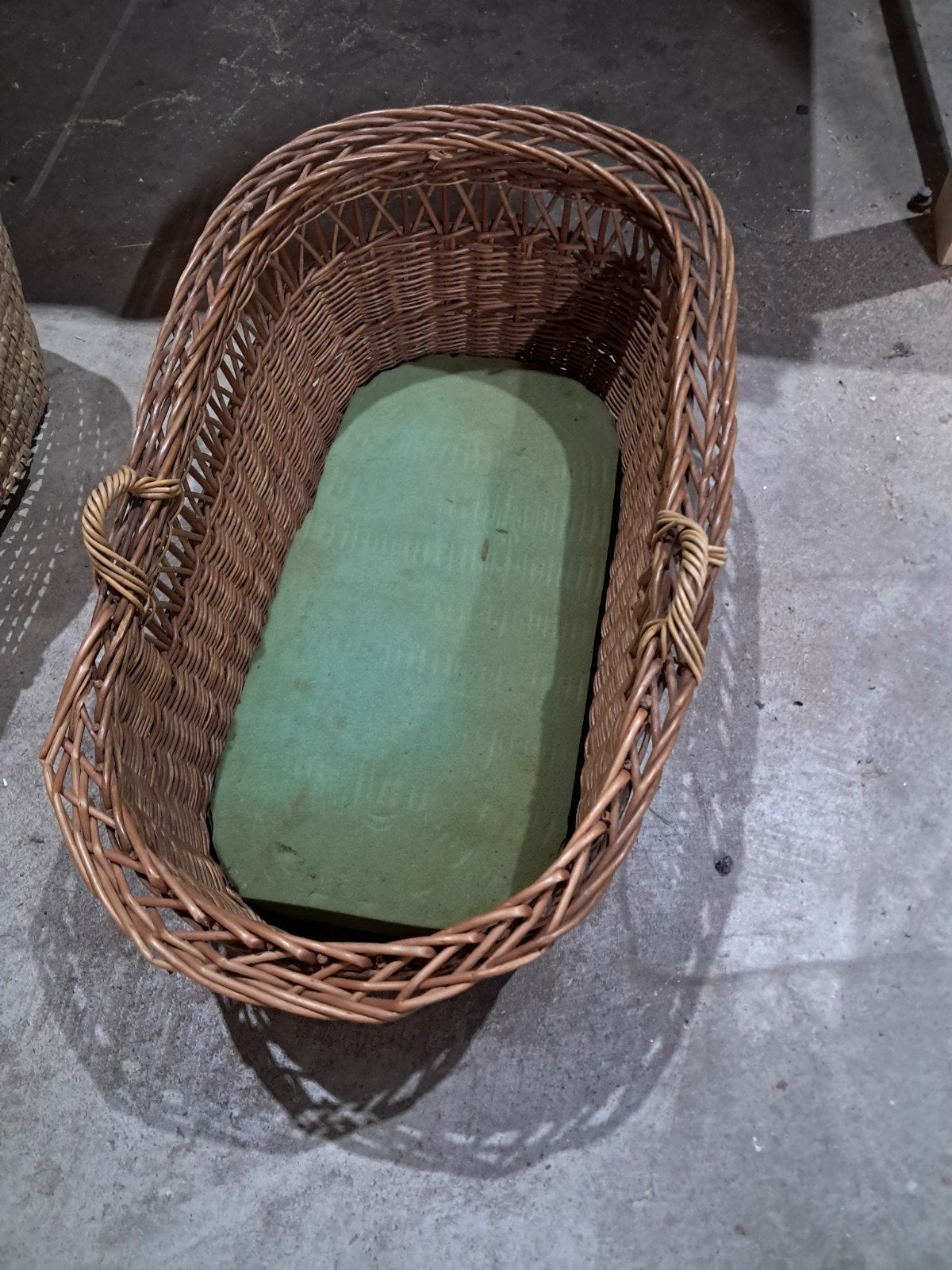 Vintage rieten wieg / Mozes mand, Ophalen of Verzenden, Gebruikt, Wieg