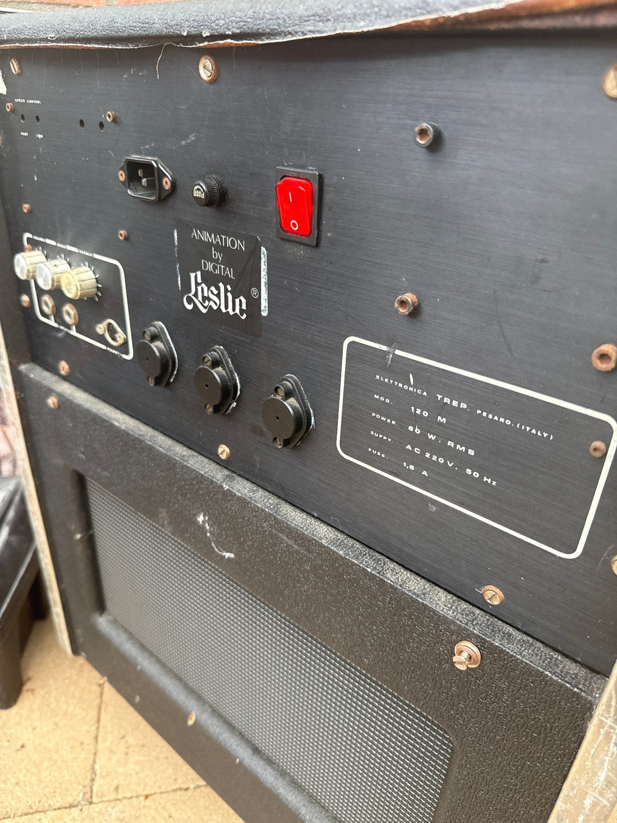 TREP Leslie 120M orgelspeaker met slow/fast schakelaar, Muziek en Instrumenten, Overige Muziek en Instrumenten, Gebruikt, Ophalen of Verzenden