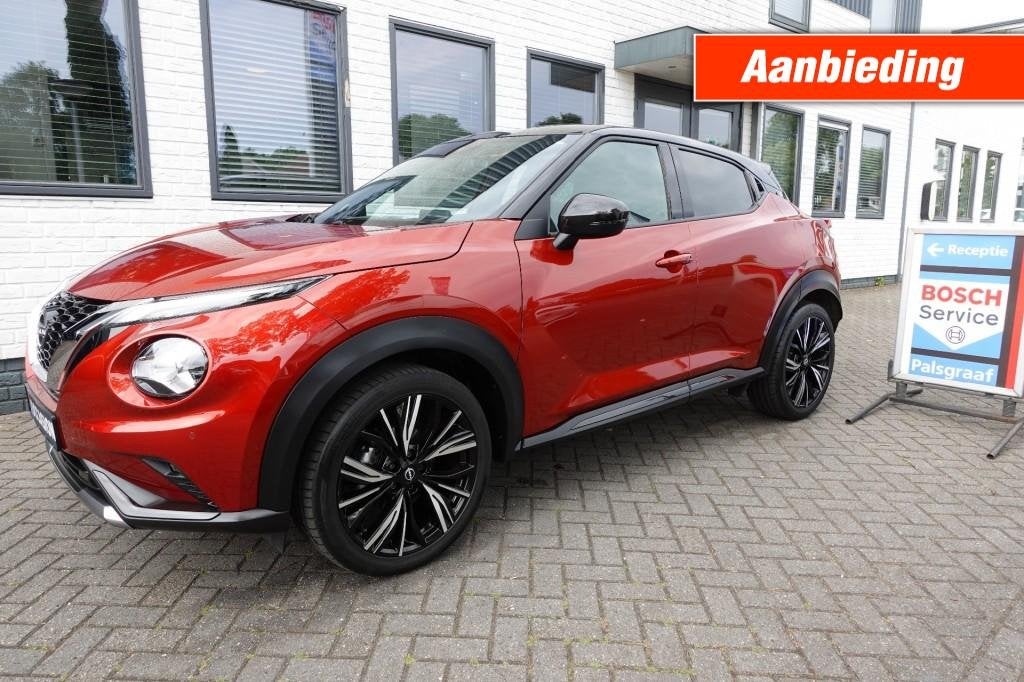 Nissan JUKE 1.0 DIG-T ENIGMA ,Clima ,Navi ,Two Tone, Auto's, Bedrijf, Handgeschakeld, 3 cilinders, SUV of Terreinwagen