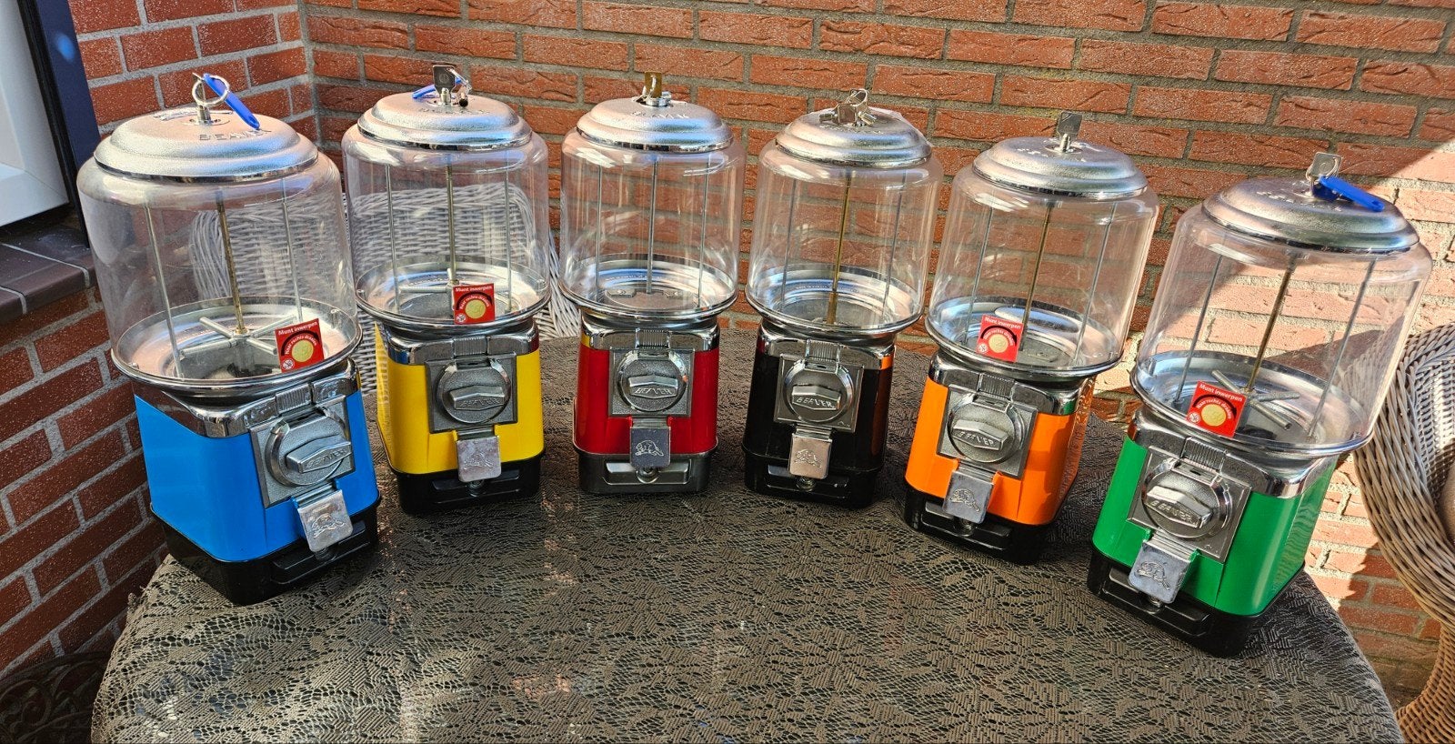 FIFTIES SIXTIES BEAVER CAPSULE KAUWGOMBALLEN AUTOMATEN, Ophalen, Zo goed als nieuw