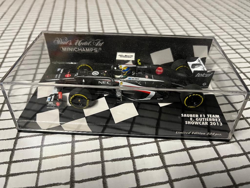 F1 minichamps long box 1/43 Sauber/AstonMartin, Verzenden, Nieuw, Formule 1