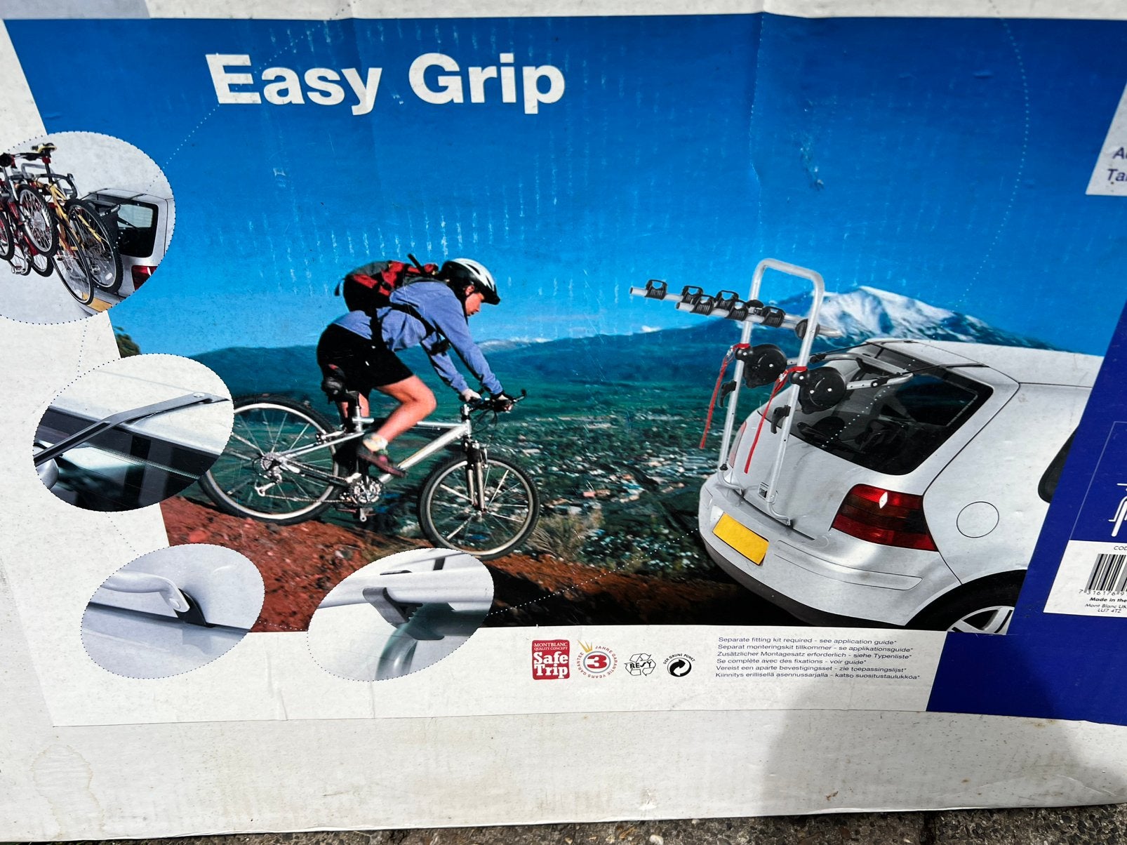 Fuetsd Easy grip, Auto diversen, Ophalen, 3 fietsen of meer, Zo goed als nieuw, Achterklepdrager