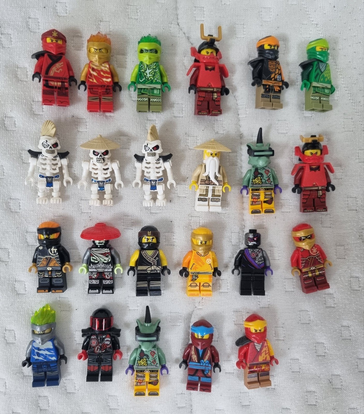 Lego 23x Ninjago minifiguur, Gebruikt, Lego, Ophalen of Verzenden, Minifiguur