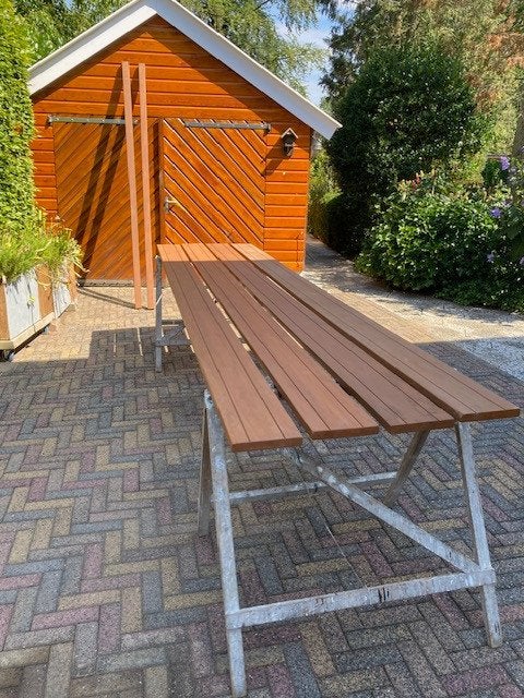 Hardhouten vlonderplank Bangkirai XL  en 2 regels, Ophalen, Planken, Nieuw, Hardhout