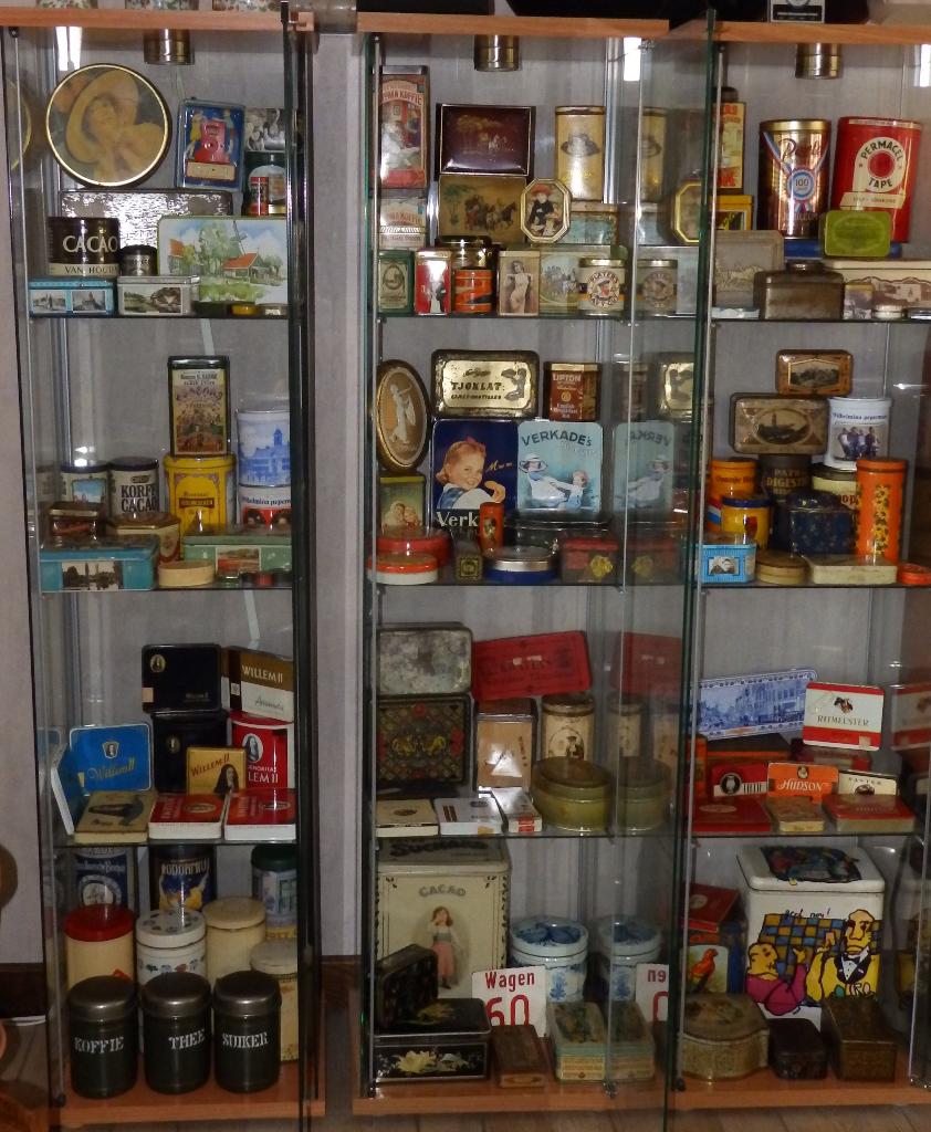 Bijzondere collectie blikjes, Ophalen, Gebruikt, Overige, Droste