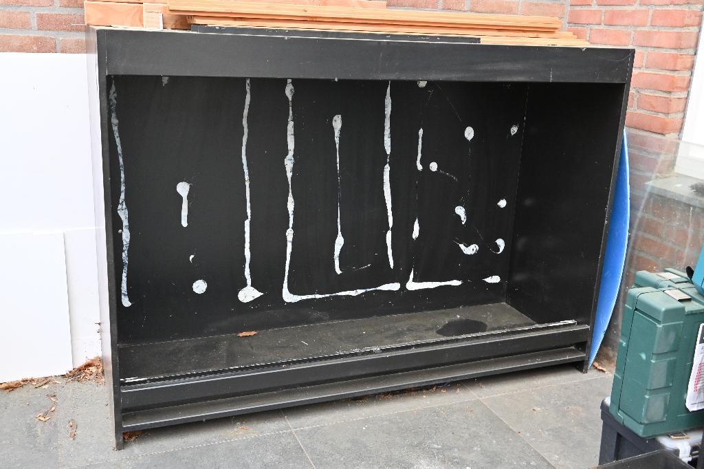 Groot Betonplex Terrarium 1,5m(L) x 1,05m(H) x 50cm(B), Ophalen, Zo goed als nieuw, Terrarium of Paludarium