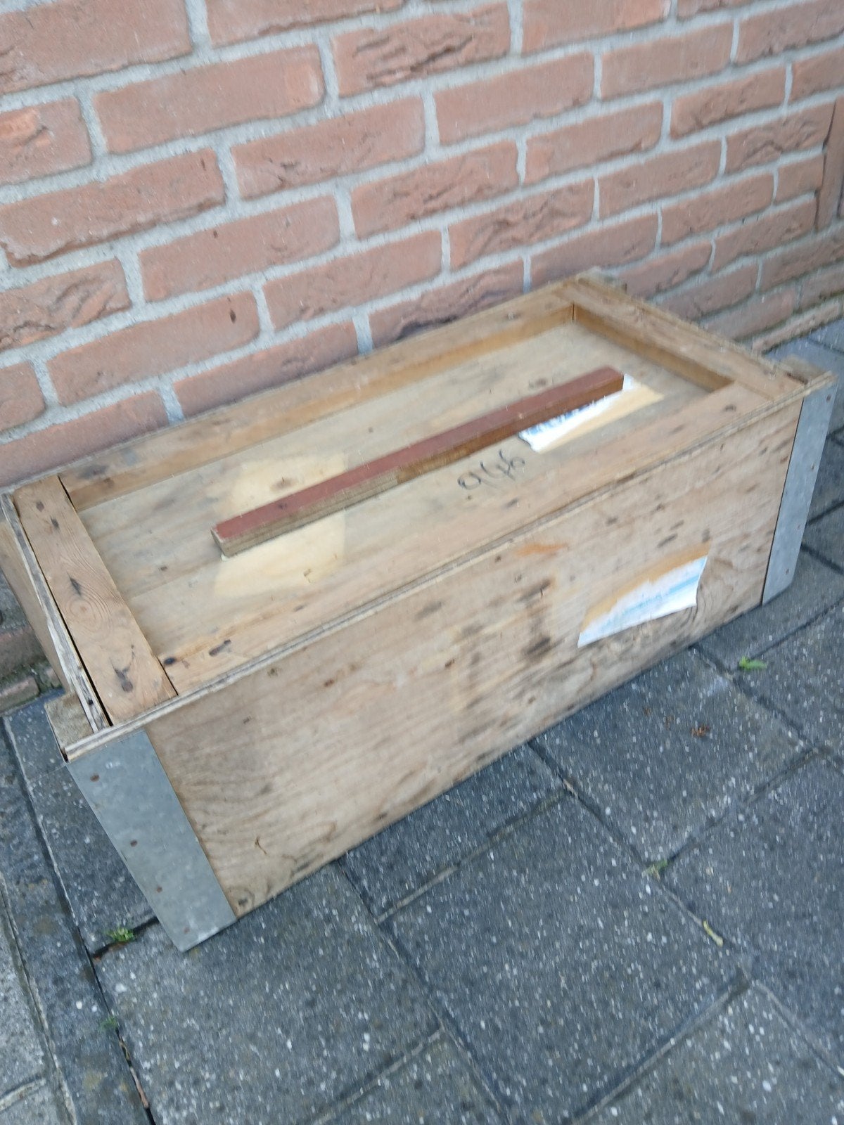 Gratis mooie houten kist, Ophalen, 50 tot 100 cm, Minder dan 50 cm