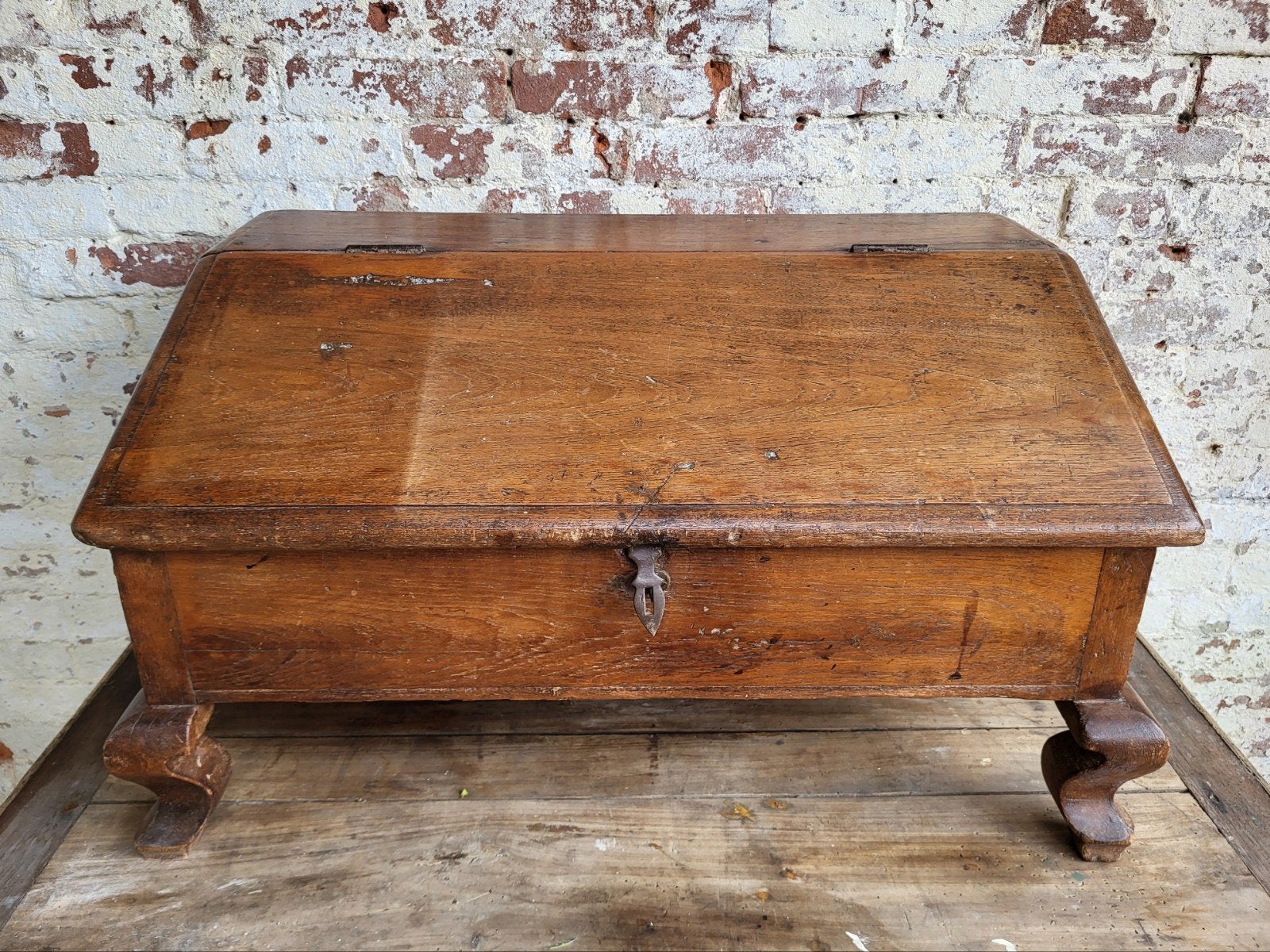 oude franse brocante lessenaar/ schrijftafel/ allegonda, Ophalen