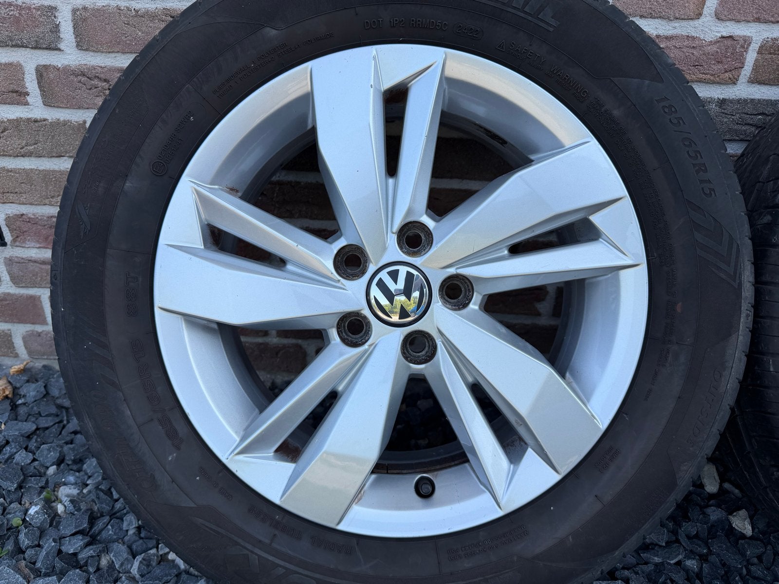 VW velgen 15 inch 5x100 ET40, Auto-onderdelen, Ophalen, Gebruikt, 15 inch, Velg(en)