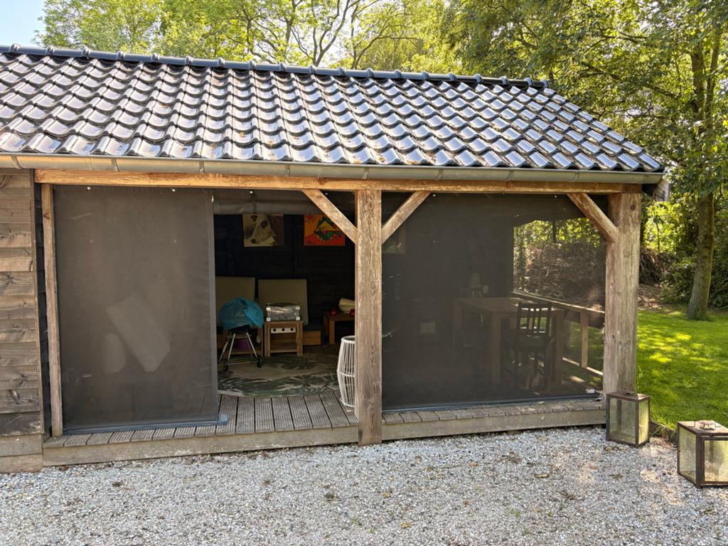 Windbreekgaas/Screen voor buitenruimte, Ophalen, Gebruikt, 450 cm of meer, 150 tot 300 cm