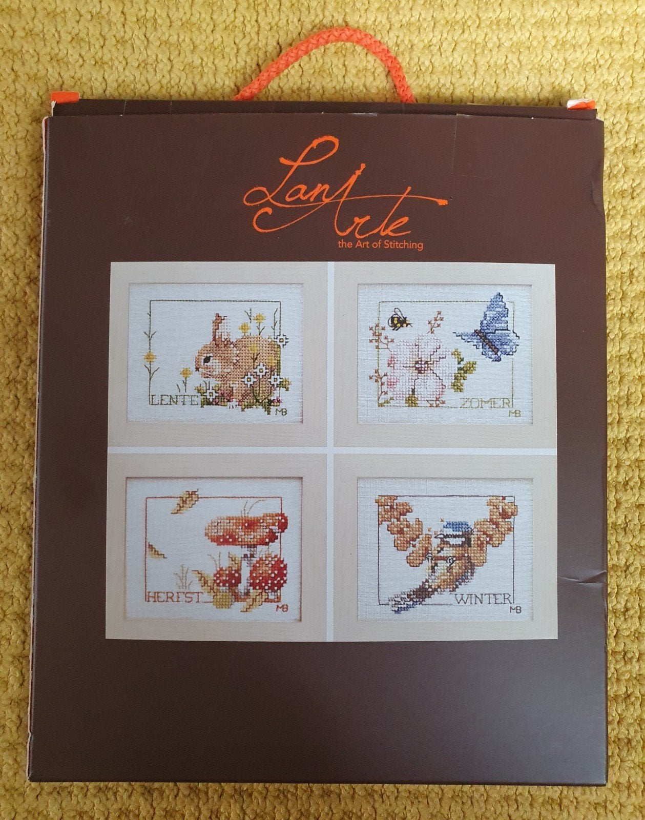 nieuw! lanarte marjolein bastin 4 seizoenen borduurpakket, Verzenden, Borduurpakket