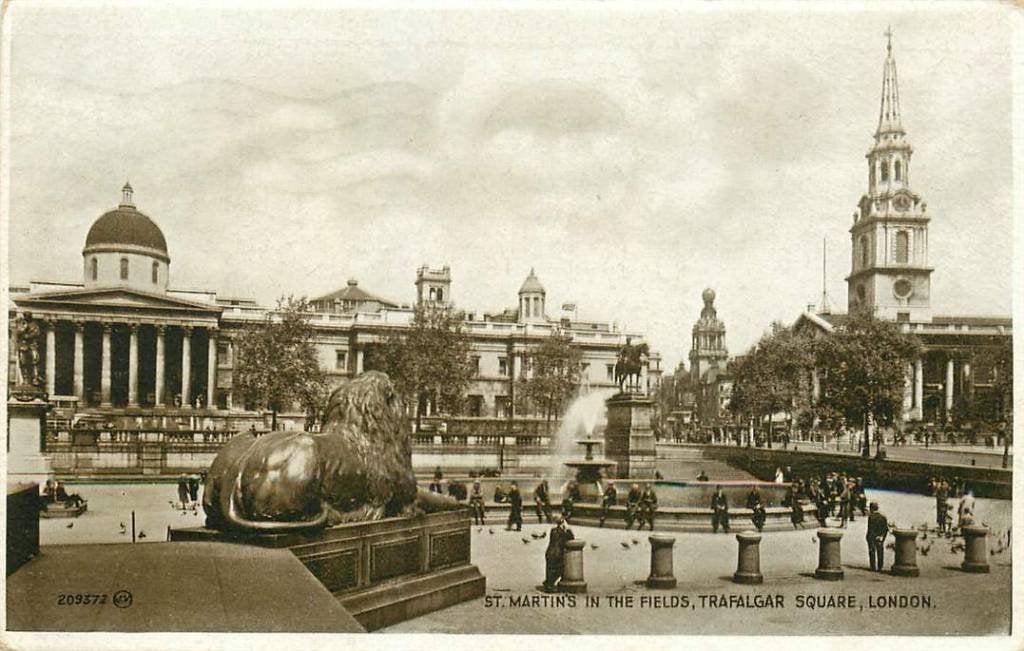381-174-043 London Trafalgar Square, Verzenden, Voor 1920, Engeland