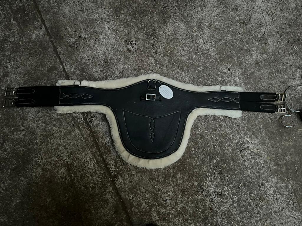 Springsingel met bont maat 115cm, Ophalen of Verzenden, Zo goed als nieuw