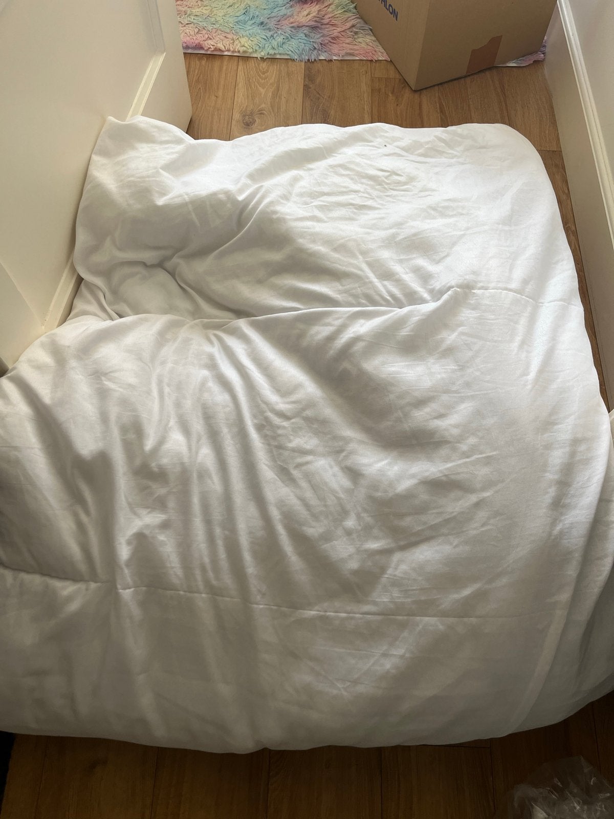 Primark Home Wit Dekbed - Zo goed als nieuw, Huis en Inrichting, Ophalen, Eenpersoons, Wit, Deken of Dekbed