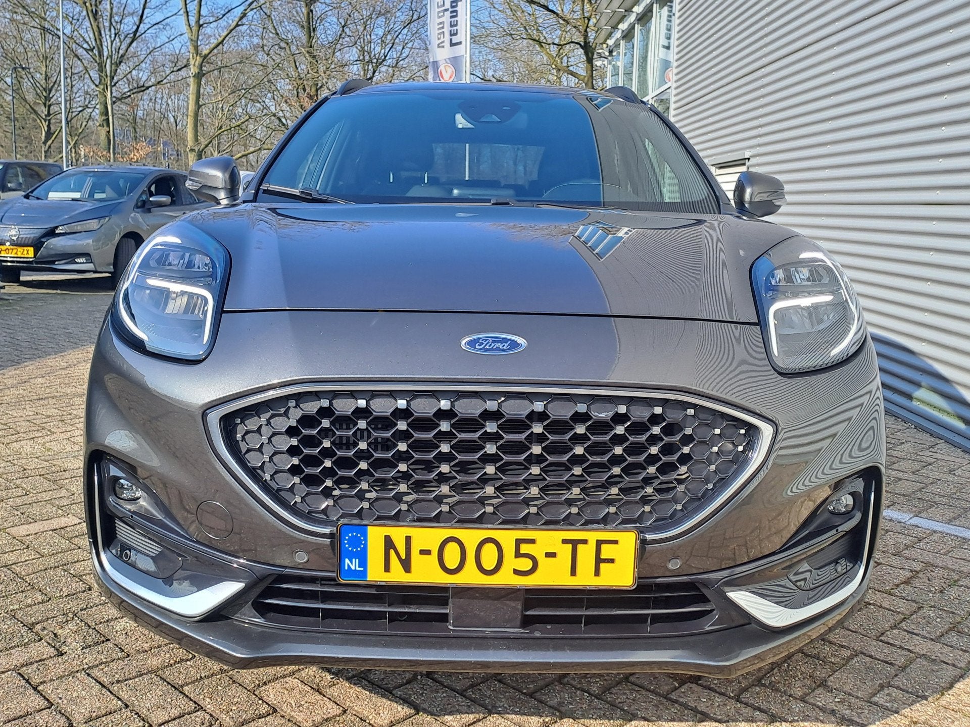 Ford Puma 1.0 EcoBoost Hybrid ST-Line X Vignale | Leer | Mas, Auto's, Voorwielaandrijving, 12 maanden, Stof, Euro 6