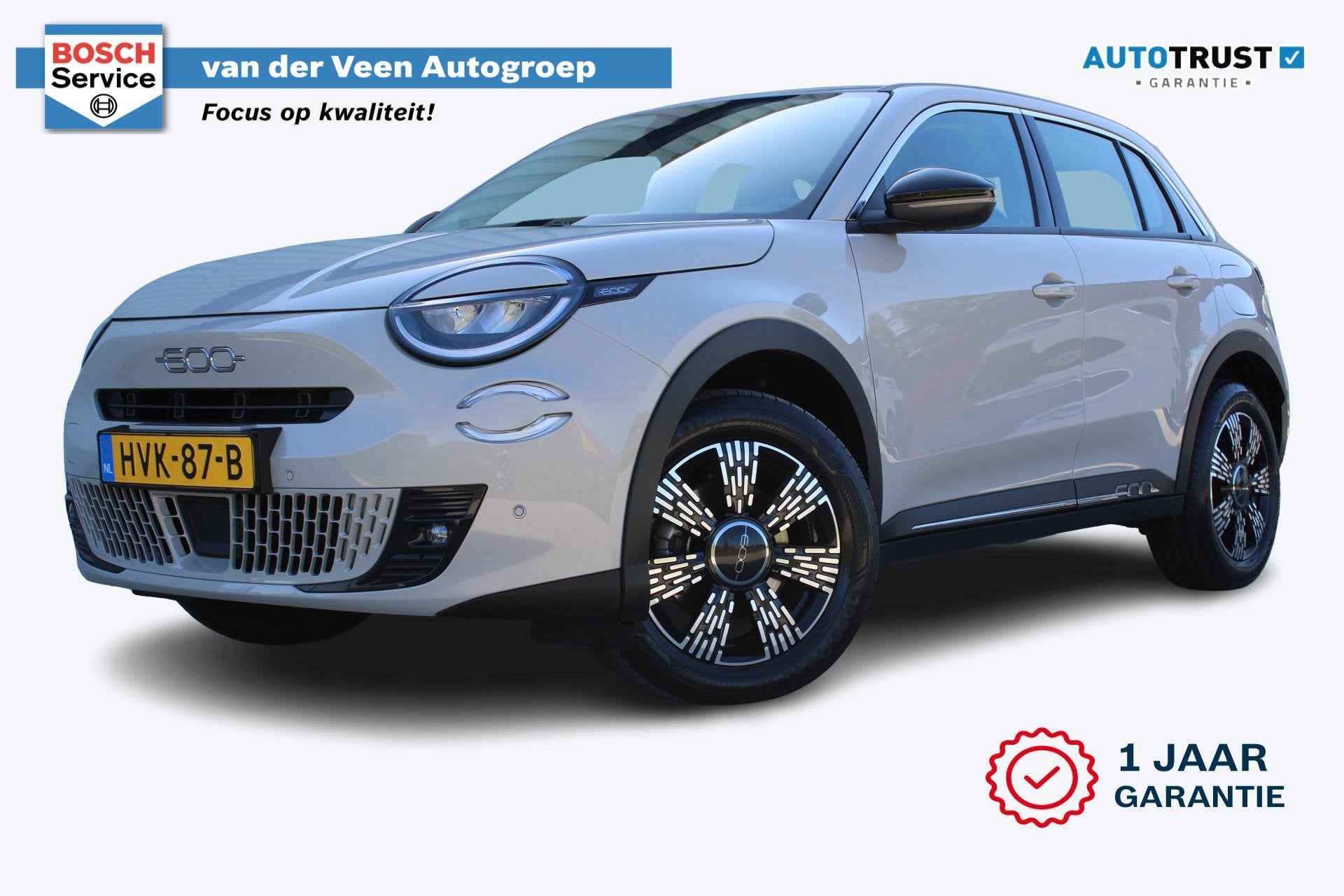 Fiat 600 1.2 Hybrid Pop | Incl. 12 maanden garantie | Cruise, Auto's, Stof, Gebruikt, Euro 6, 620 kg