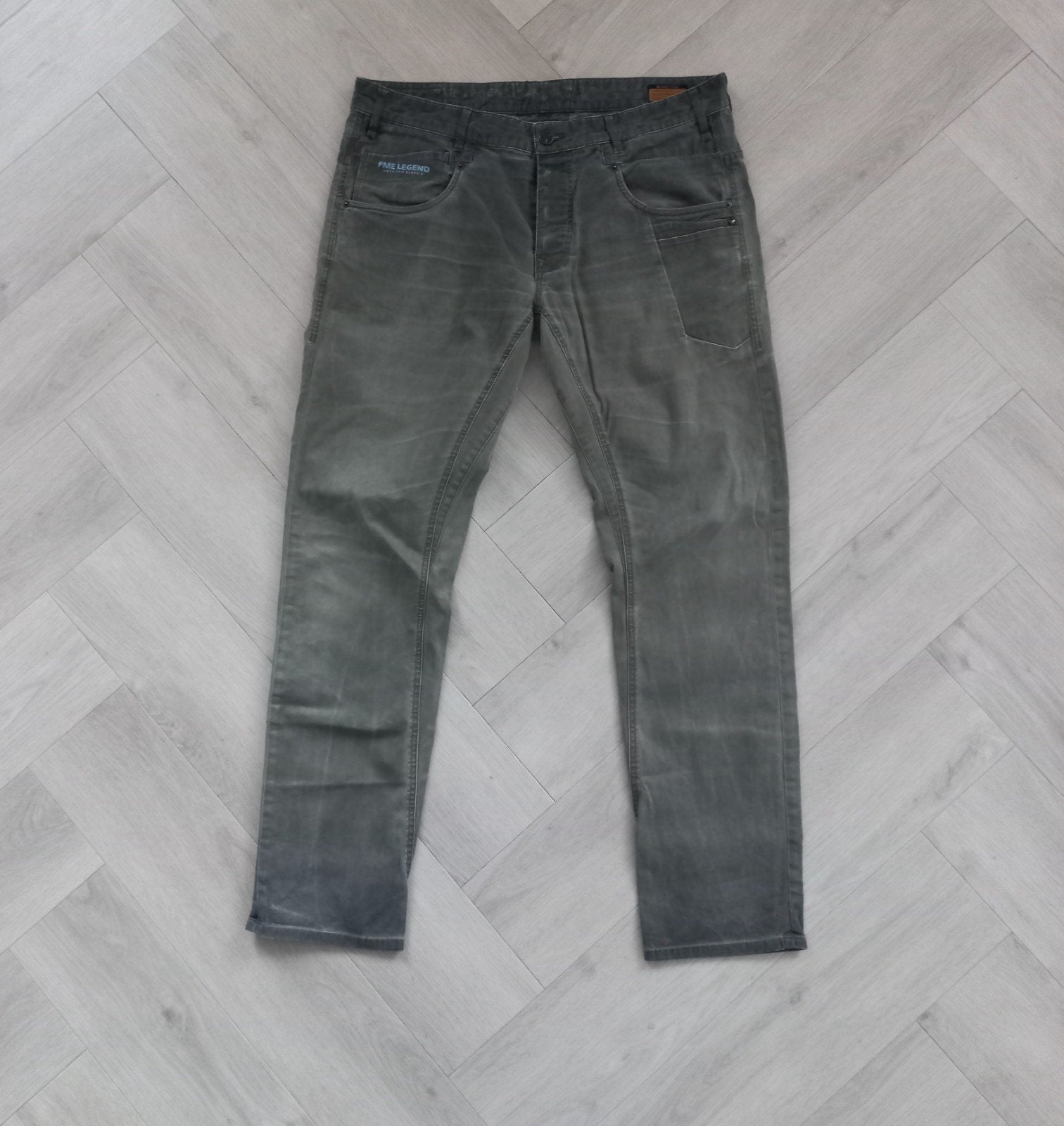 PME Commander Jeans W38 L34 - Vintage Grijze Wassing, W36 - W38 (confectie 52/54), Ophalen of Verzenden, Zo goed als nieuw, PME Legend