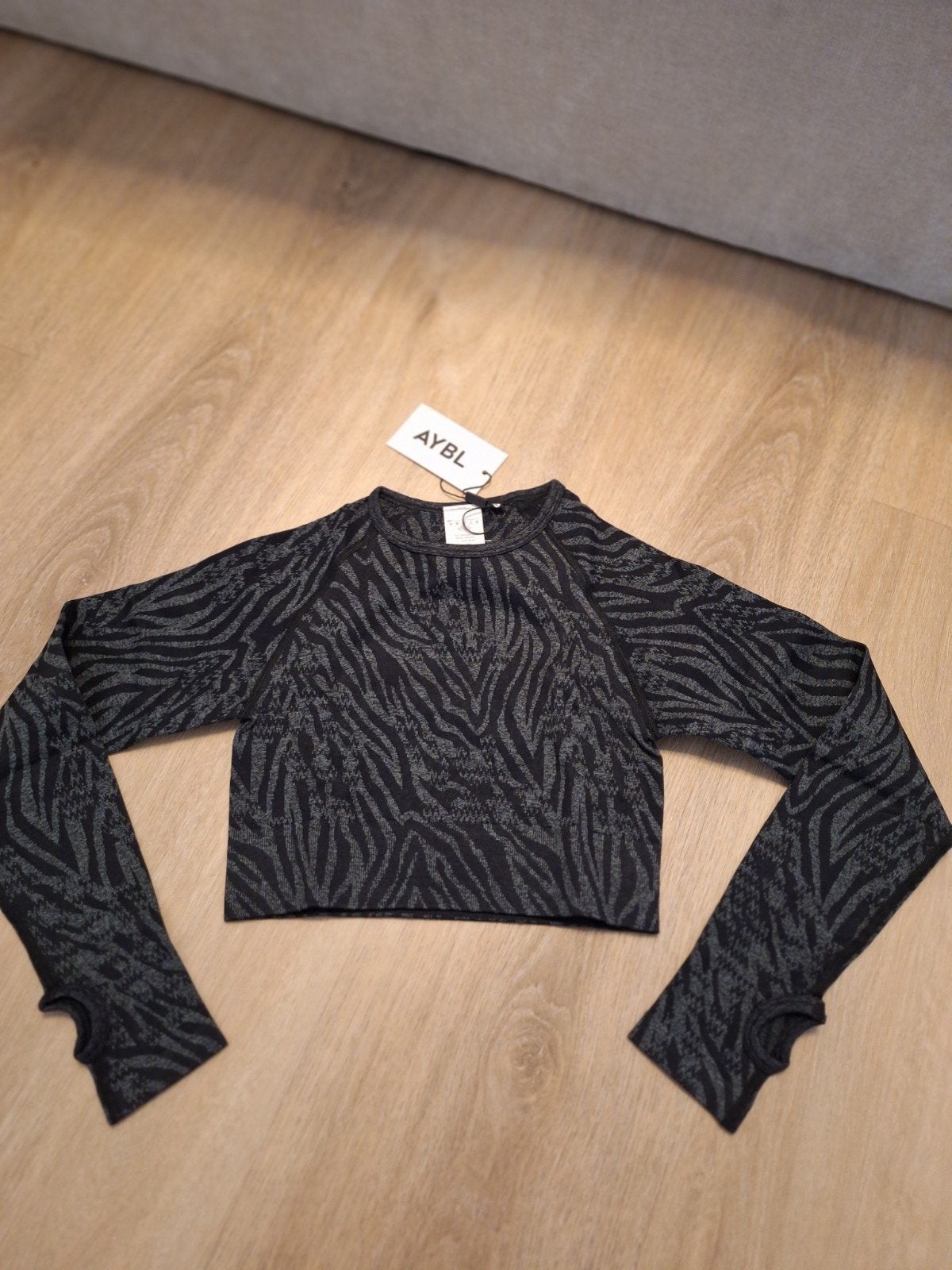 AYBL Animal Seamless Sportset - Legging & Crop Top, AYBL, Verzenden, Zwart, Nieuw