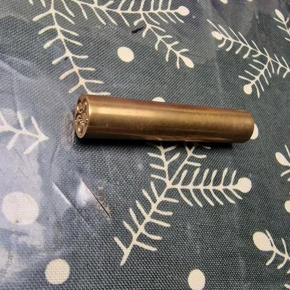 Waxstempel met bloemmotief, Ophalen of Verzenden
