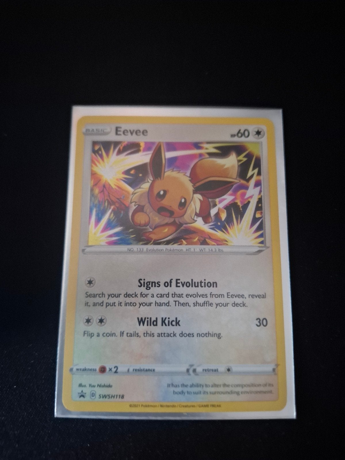 Pokémon Eevee SWSH118 Promo Kaart, Verzenden, Nieuw, Losse kaart