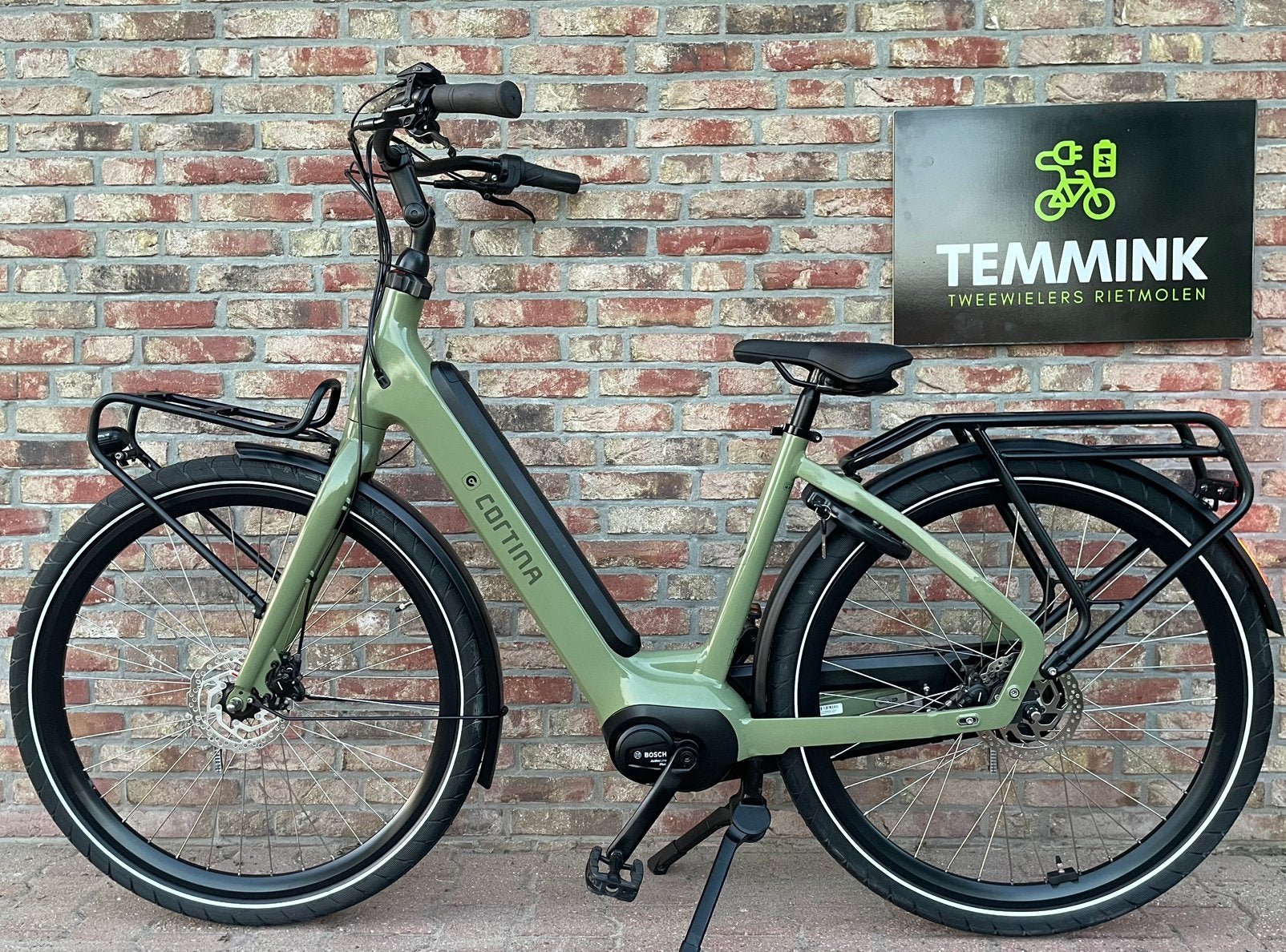 Cortina E-Common family integrated (300 km bouwjaar 2025), Ophalen, Zo goed als nieuw, Cortina, 51 tot 55 cm