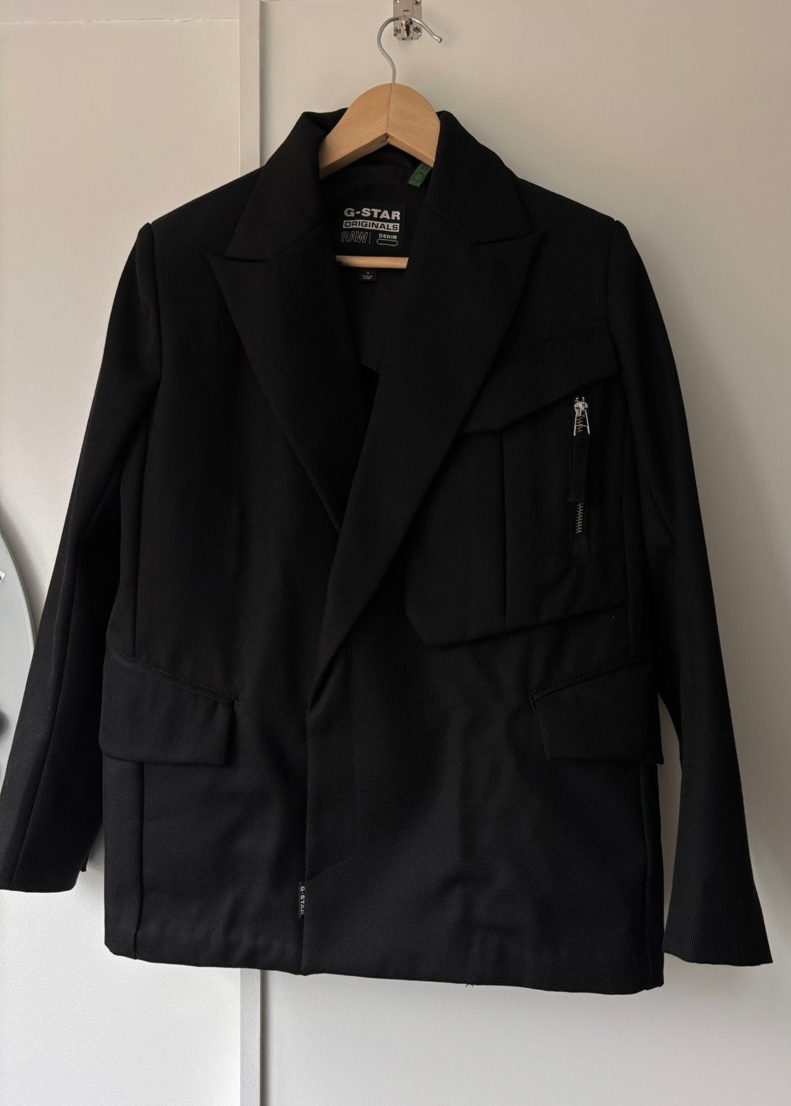 G-star Boyfriend Boxy Blazer Colbert Jas jasje maat S zwart, Zwart, Ophalen of Verzenden, Jasje, Maat 36 (S)