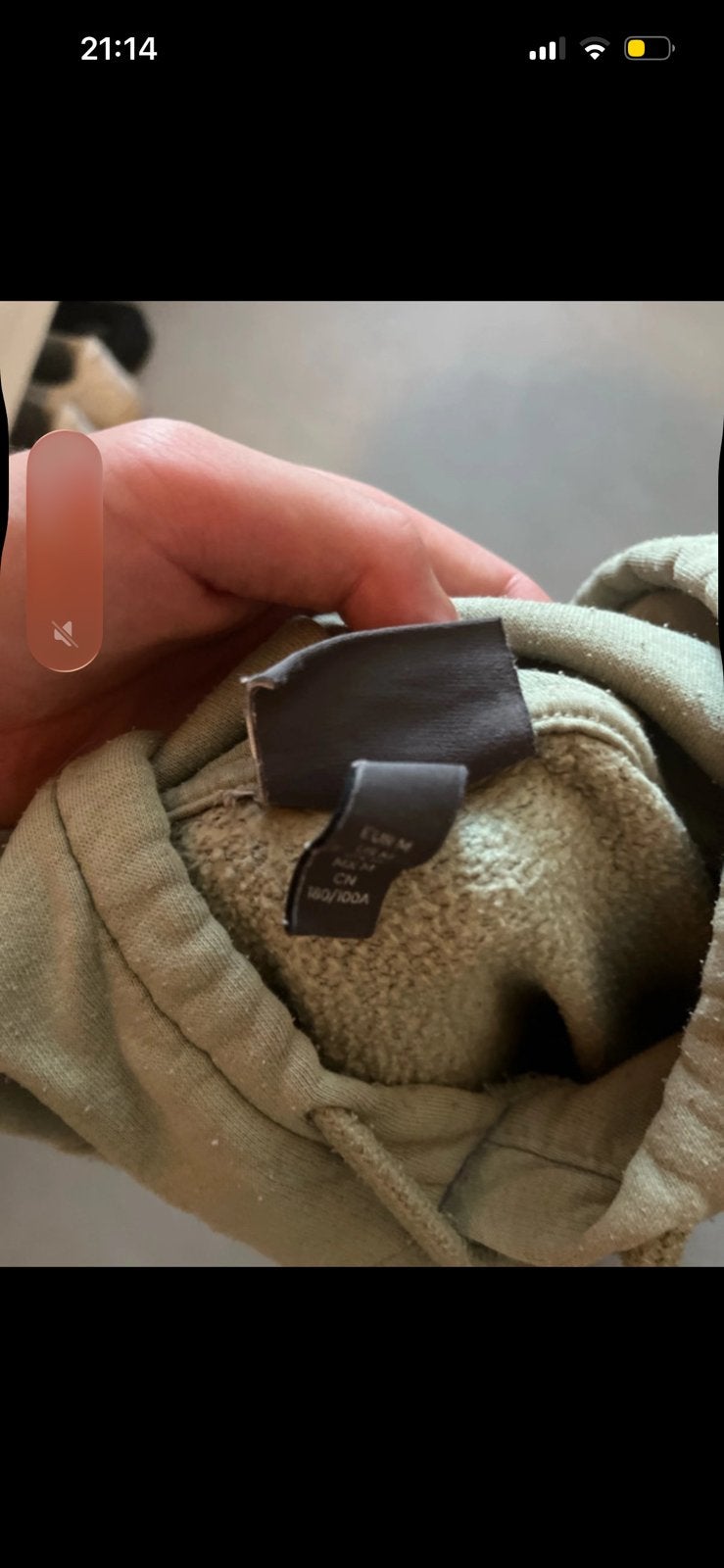 H en m hoodie maat m, Verzenden, Gedragen, Maat 48/50 (M), Groen