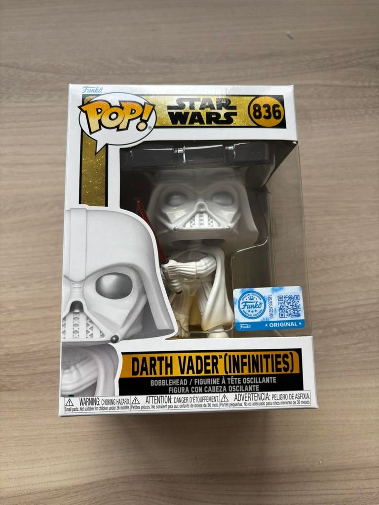 Darth Vader (Infinities) #836 Funko Pop! Star Wars Legends, Funko Europe, Ophalen of Verzenden, Zo goed als nieuw, 4th floor, 1 Queen Caroline St, London W6 9YN, Verenigd Koninkrijk