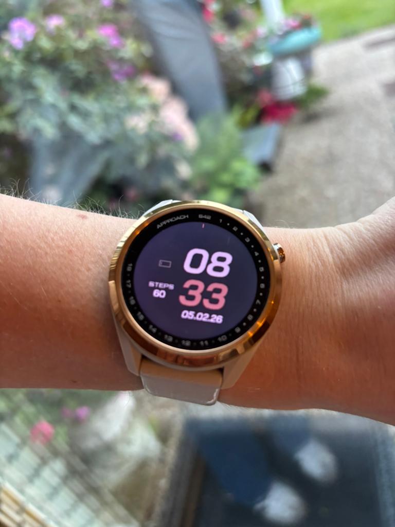 Garmin Approach S42 GPS Golf Watch With Rose Gold Finish, Ophalen of Verzenden, Zo goed als nieuw, Overige typen