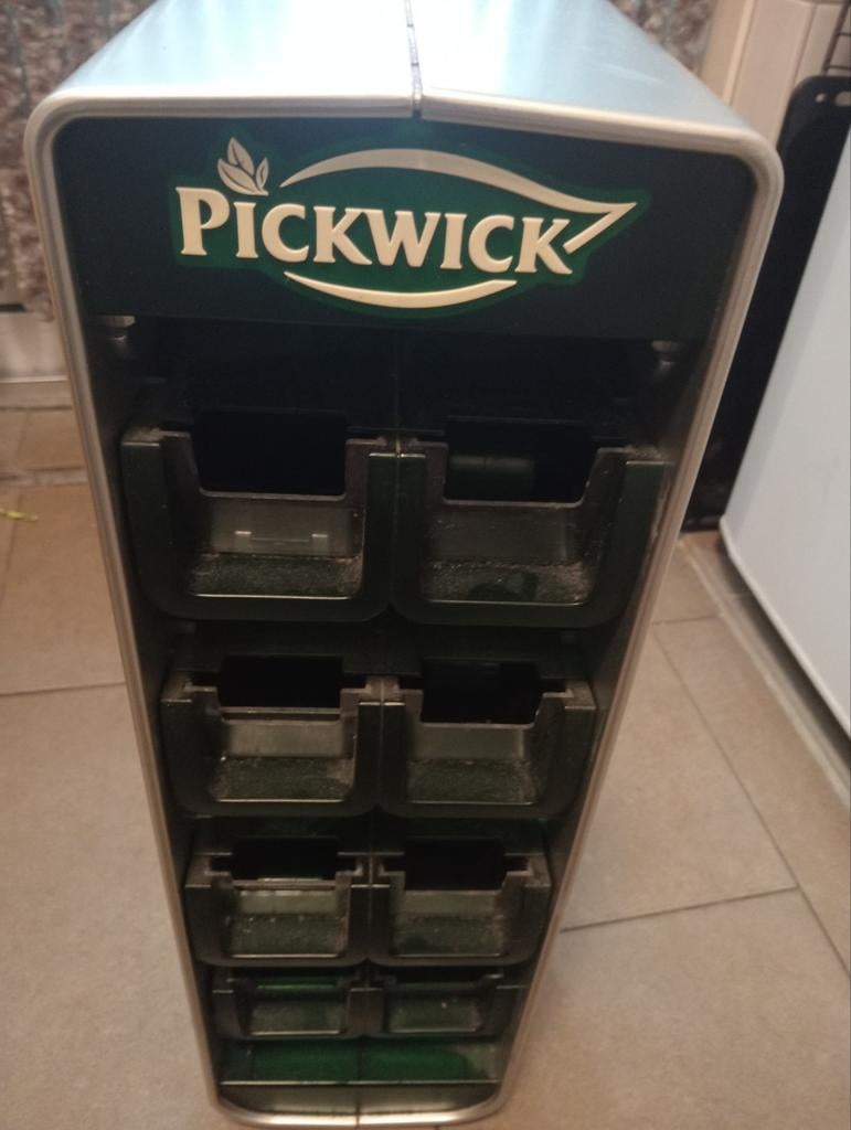 Pickwick theedispenser / theerek - Zilver/Groen, Ophalen