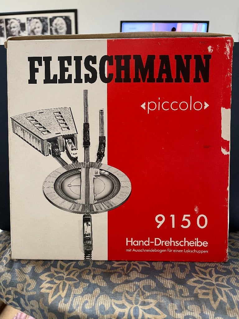 Fleischmann - handmatige rangeerschijf, Ophalen, Gelijkstroom, Fleischmann, Nieuw