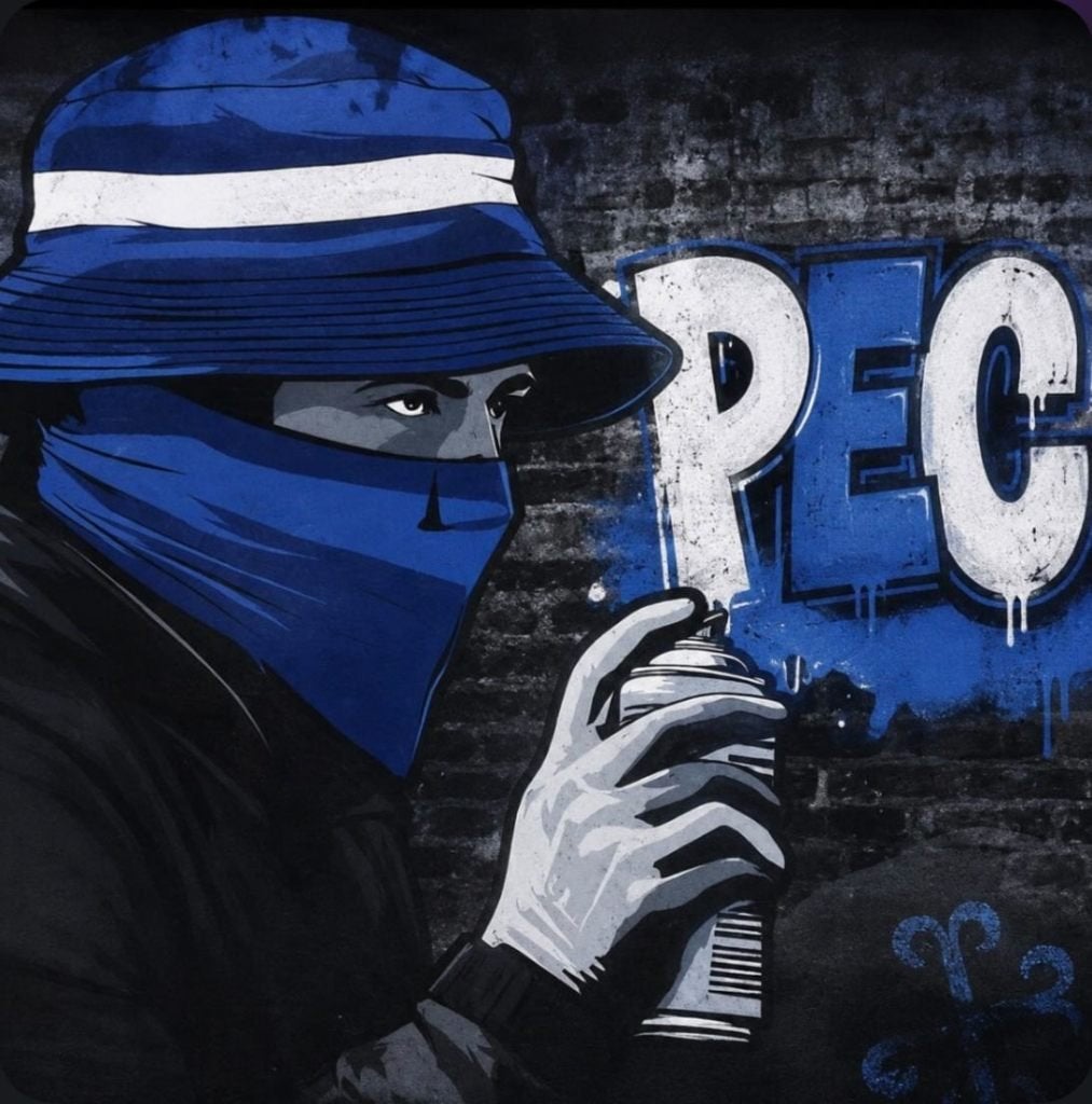 Pec Zwolle stickers ontwerp 14 | Hoge kwaliteit, Ophalen of Verzenden, Nieuw, Meerdere stickers
