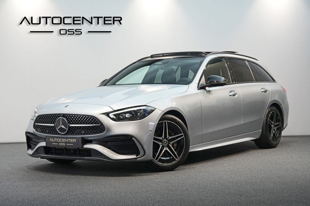 Mercedes-Benz C-Klasse Estate 200 AMG  PANO  HEAD-UP, Auto's, Automaat, 12 maanden, 4 cilinders, Overige brandstoffen