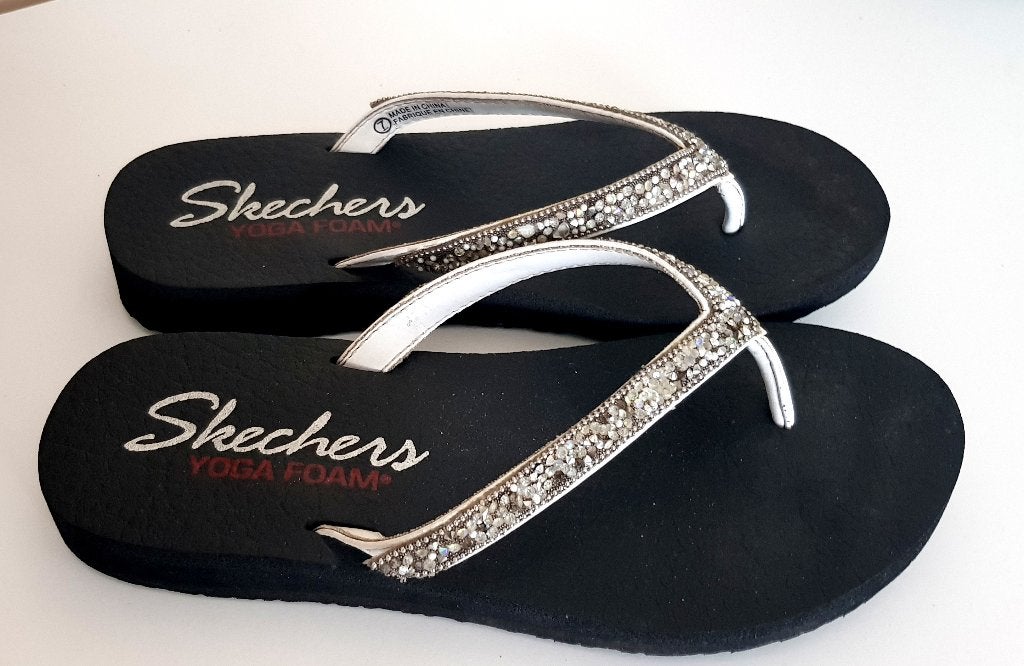 Skechers foam slippers 38/38.5., Slippers, Skechers, Verzenden, Zwart
