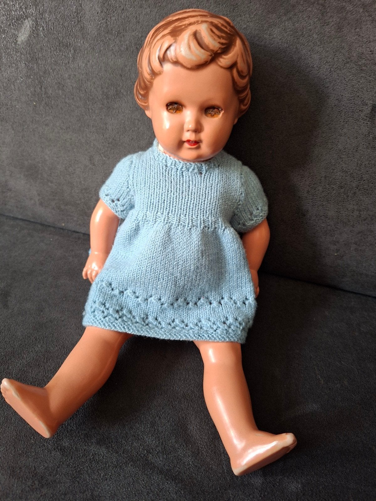 zeer mooi schildpad popje uit 1954, Ophalen of Verzenden, Gebruikt, Pop