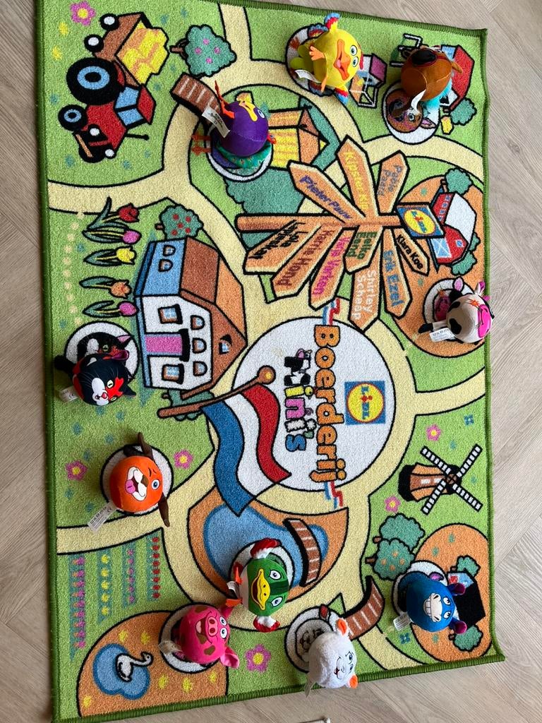Lidl boerderij mini’s incl mat, Ophalen, Zo goed als nieuw