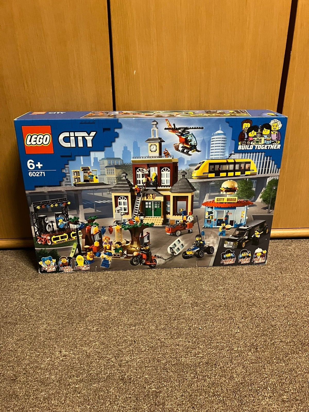 Lego City Marktplein 60271 Nieuw, Kinderen en Baby's, Speelgoed | Duplo en Lego, City, Lego, Nieuw, Ophalen of Verzenden