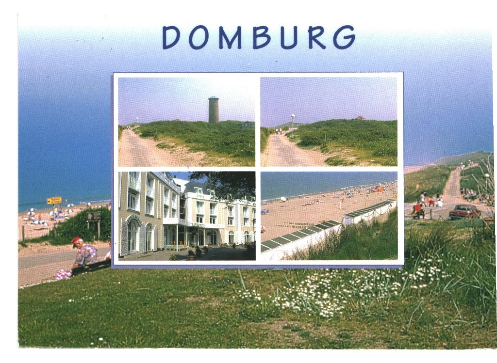 43028 Domburg Zeeland 80+ Gelopen met postzegel, Verzenden, 1980 tot heden, Gelopen, Zeeland