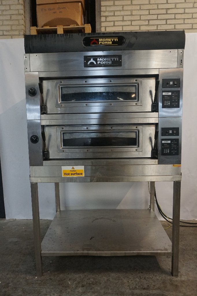 Pizza oven Moretti Forni pizzaoven op RVS onderstel, Ophalen, Gebruikt, Moretti Forni