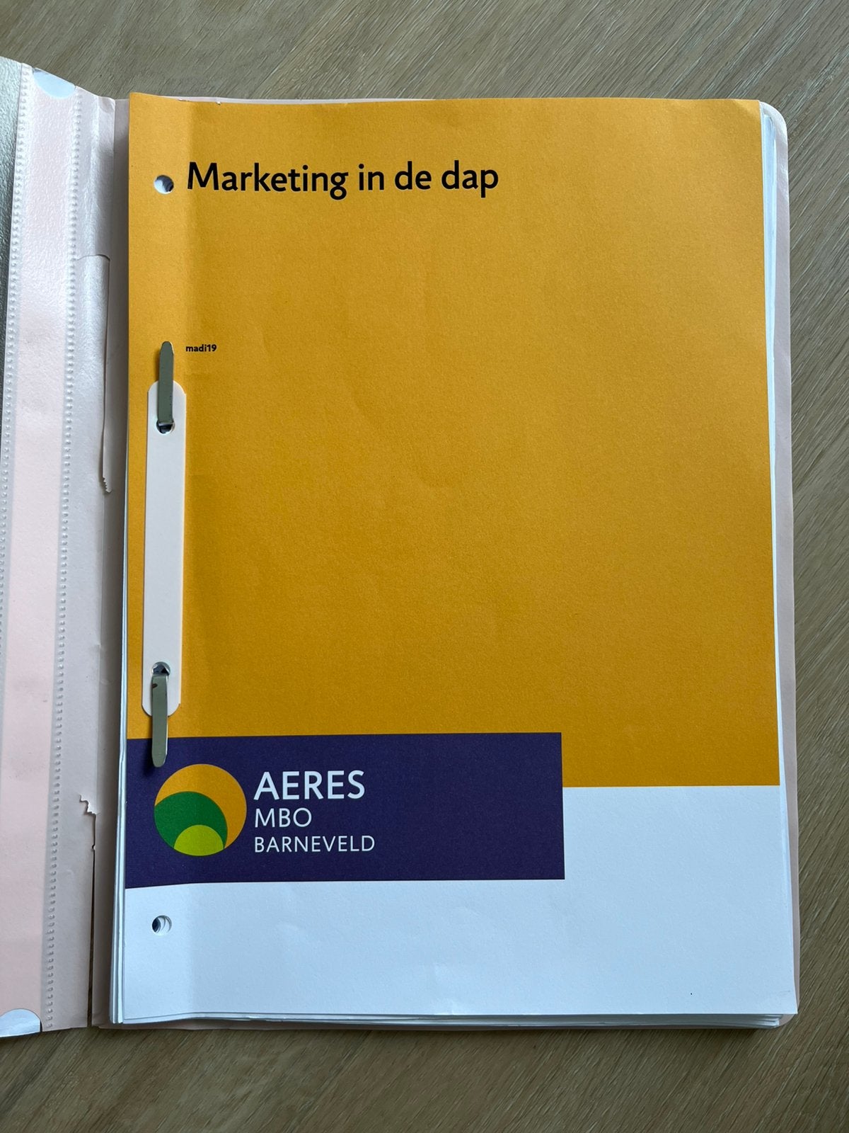 Marketing in de dap, Ophalen of Verzenden, Beta, Zo goed als nieuw, MBO