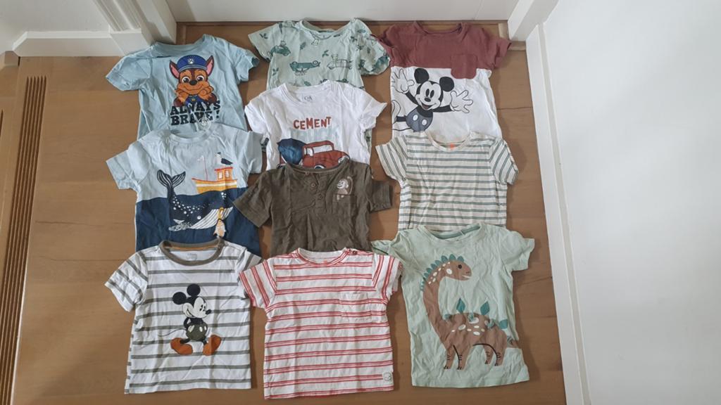 10 Jongens shirts maat 98 - Diverse merken, Kinderen en Baby's, Kinderkleding | Maat 98, Gebruikt, Shirt of Longsleeve, Jongen